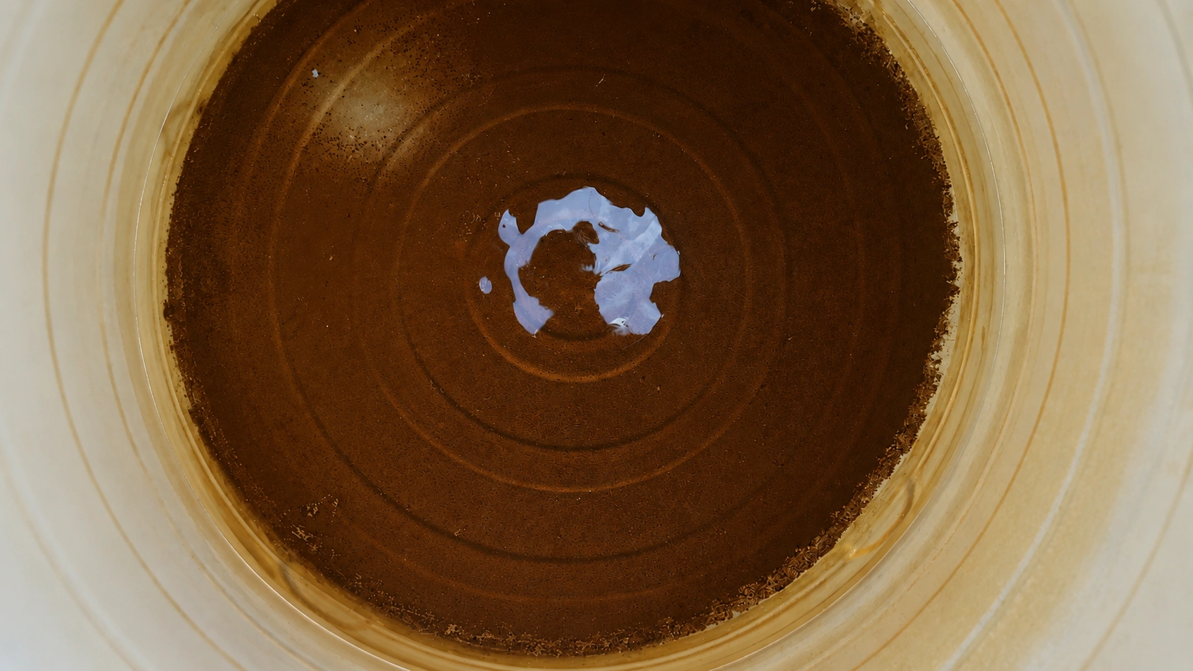 Water tank before cleaning